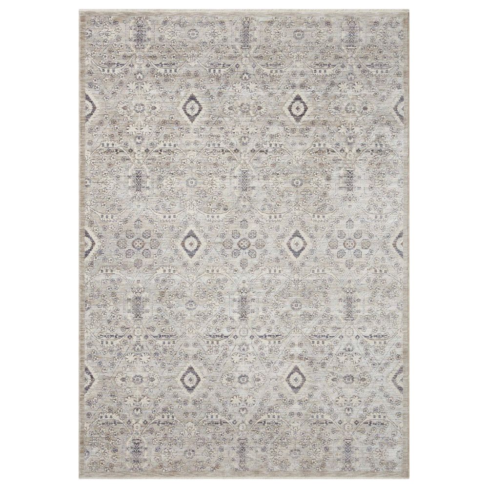 Amber Lewis x Loloi Zuma 9"6" x 13"1" Silver and Sky Area Rug, , large