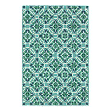 Oriental Weavers Meridian 5868L 1"10" x 2"10" Blue Scatter Rug, , large