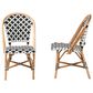 Baxton Studio Ambre Side Chair in Black and White (Set of 2), , large
