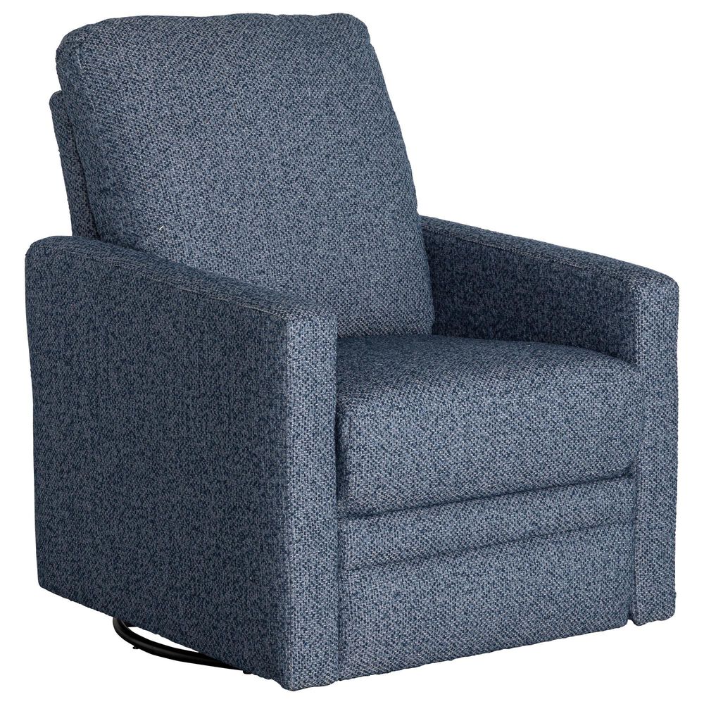Best Home Furnishings Giana Manual Swivel Recliner in Ocean, , large