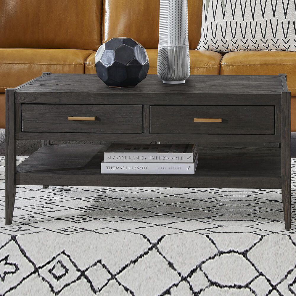 Null Manhattan 2-Drawer Cocktail Table in Espresso, , large