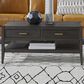Null Manhattan 2-Drawer Cocktail Table in Espresso, , large