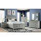 Mayberry Hill Slater King Storage Bed in Gray, , large