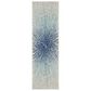 Safavieh Evoke EVK228A 2"2" x 11" Royal and Ivory Runner, , large