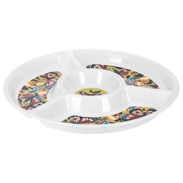 Ganz Frolicking Butterflies Chips and Dip Platter in Multicolor, , large