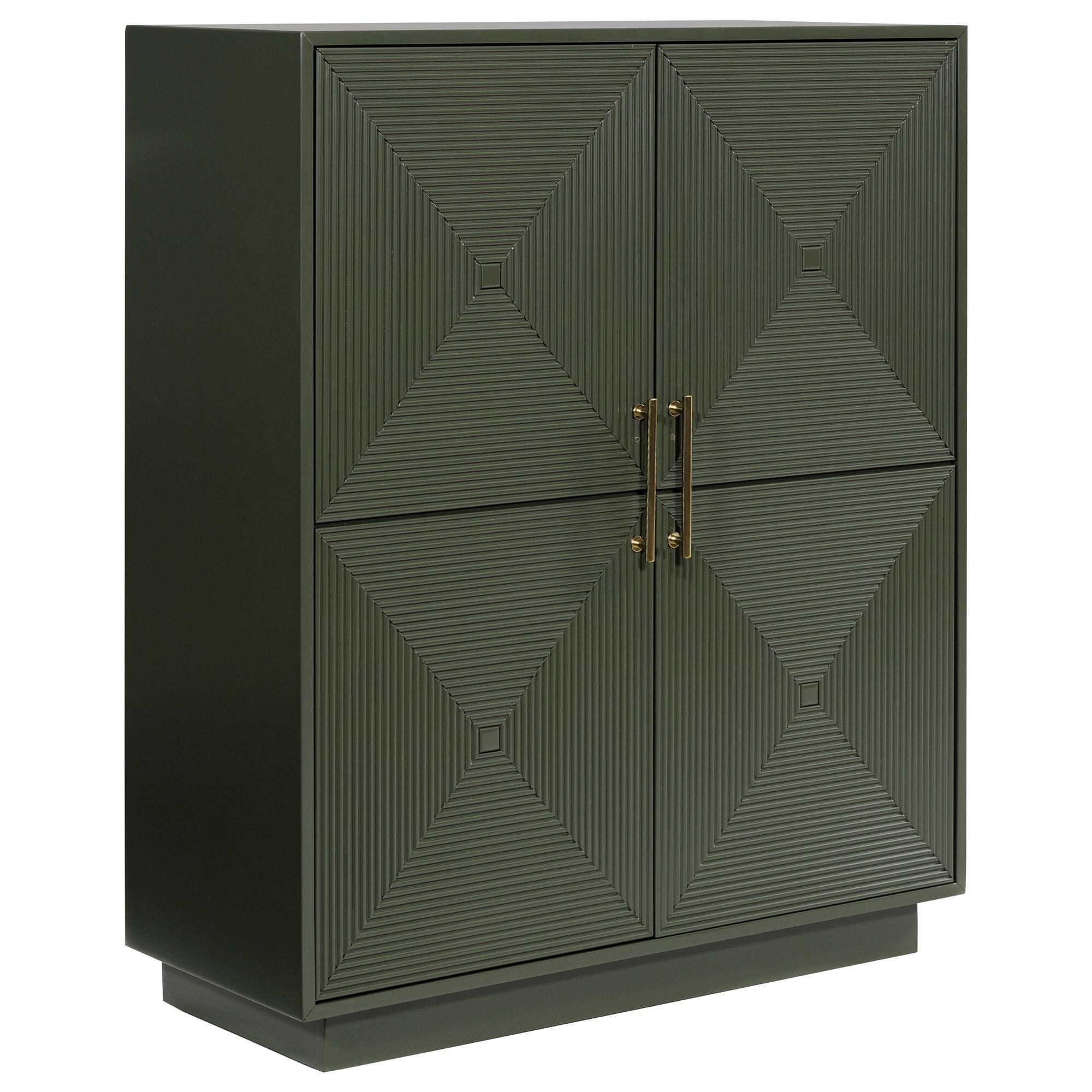 Ashley Geirwood Accent Cabinet in Dark Green