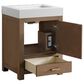 37B Alanya 24" Single Bathroom Vanity in Walnut Drift with White Composite Stone Top, , large
