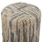 Maple and Jade Banana Leaf Woven End Table in Black, Brown, Light Brown and White, , large