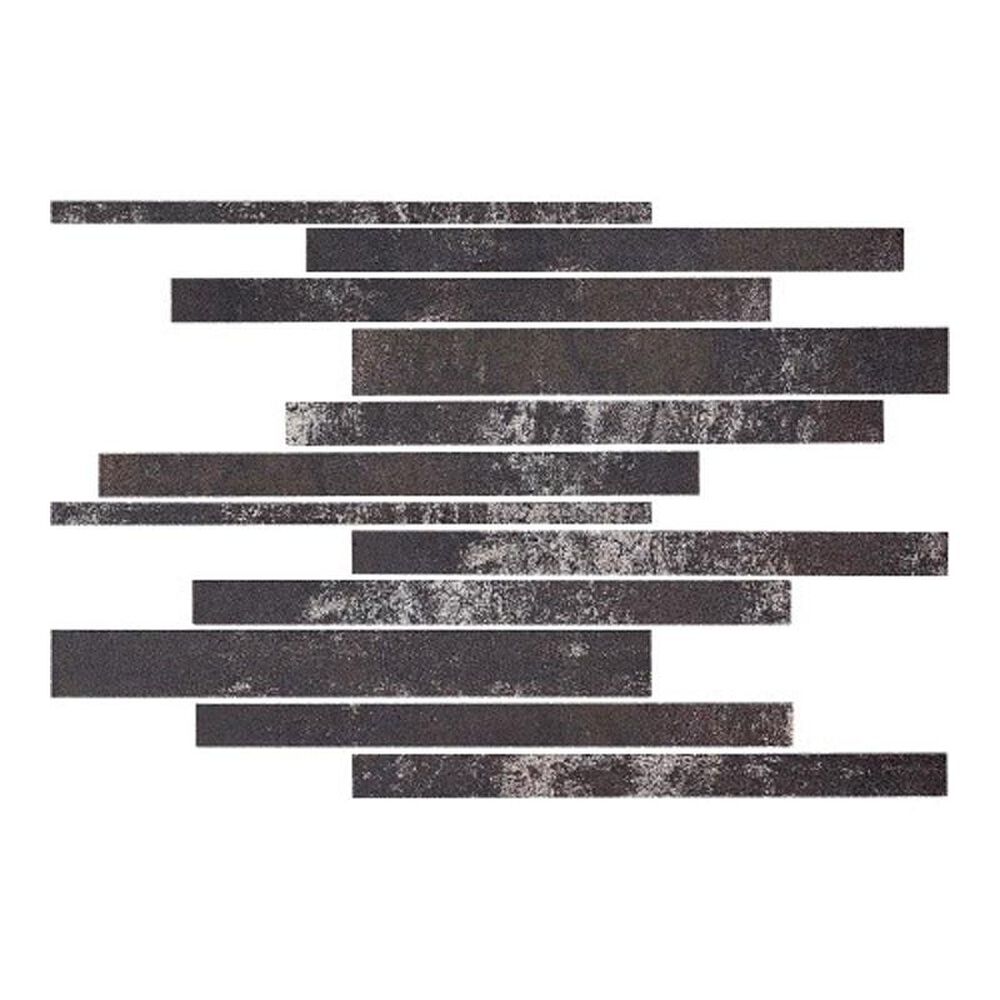 Eleganza Metallica Dark Blue 12" x 12" Porcelain Mosaic Sheet, , large