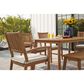 Ashley Janiyah Patio Dining Bench in Light Brown, , large