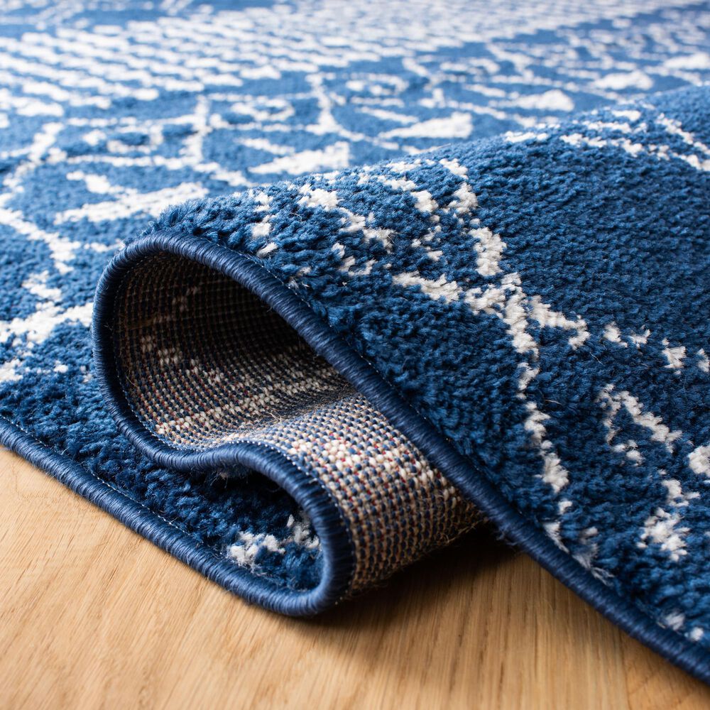 Safavieh Tulum TUL229N 10&#39; x 13&#39; Navy and Ivory Area Rug, , large