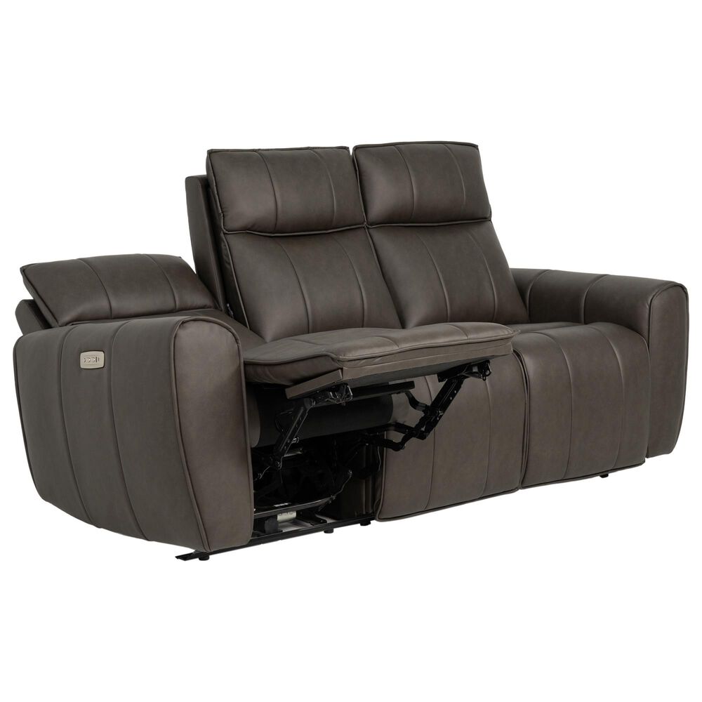 Aurora Furnishings Power Headrest Reclining Sofa in Dallas Espresso, , large