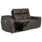Aurora Furnishings Power Headrest Reclining Sofa in Dallas Espresso, , large