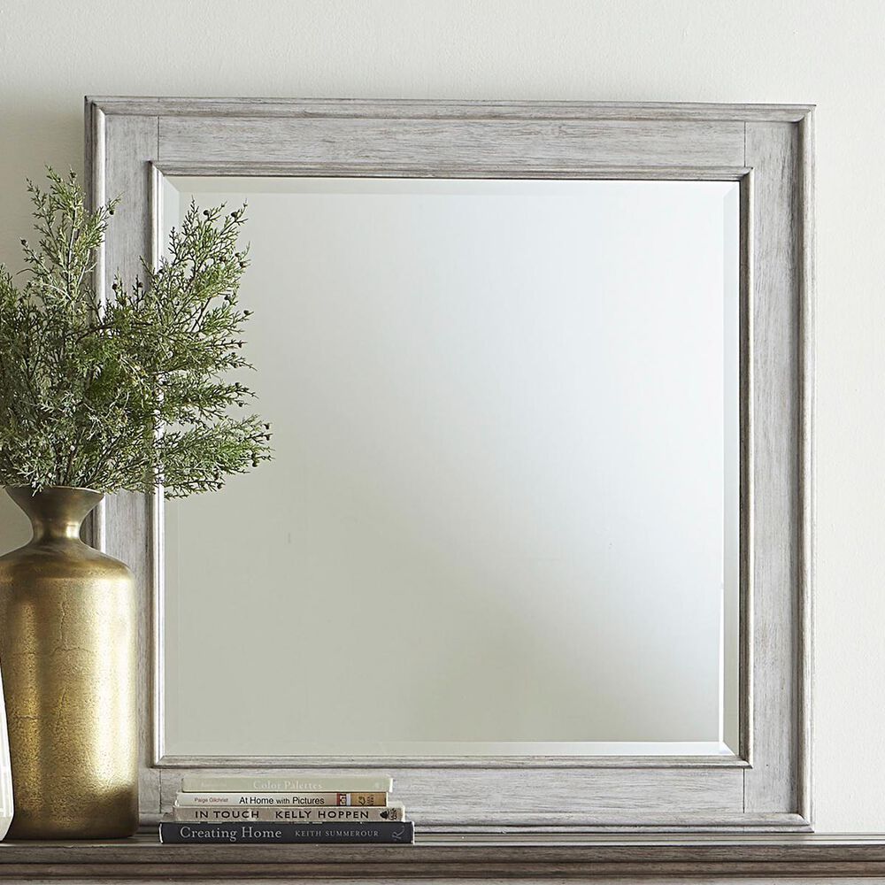 Belle Furnishings Heartland Dresser and Mirror in Antique White, , large