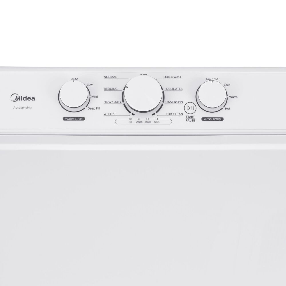 Midea Midea 3.9 Cu. Ft. Top Load Washer with Power Boost Agitator, , large