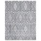 Safavieh Micro-Loop MLP611M 8" x 10" Blue and Ivory Area Rug, , large