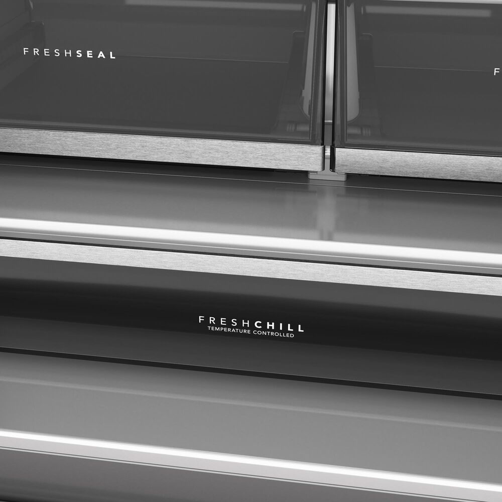 KitchenAid 25 Cu. Ft. Counter-Depth French Door Refrigerator in PrintShield Stainless, , large