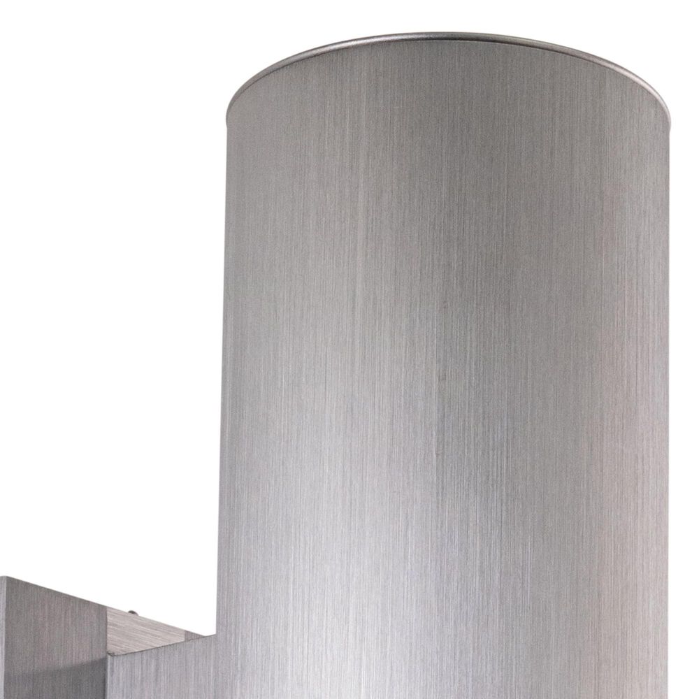 Vaxcel Chiasso 14.25" 2-Light Outdoor Wall Sconce in Satin Aluminum, , large