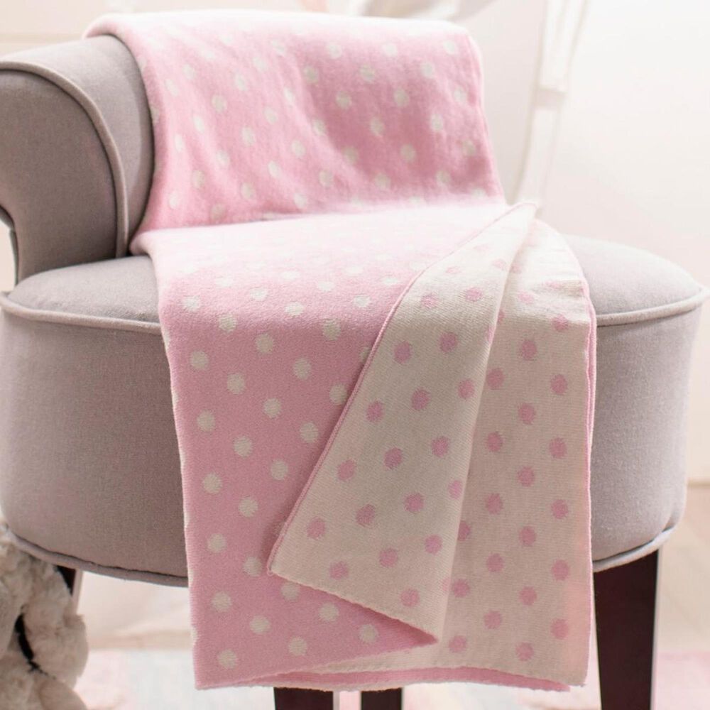 Safavieh Dottie Throw in Pink/White, , large