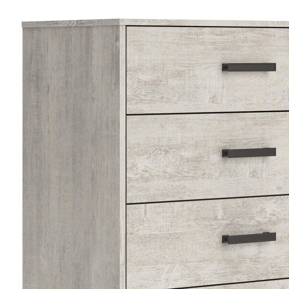 Ashley Shawburn 5-Drawer Chest in Light Gray, , large