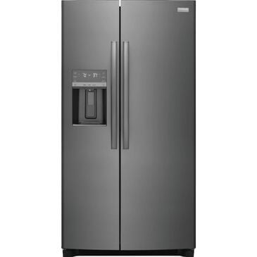 Frigidaire Gallery 22.3 Cu. Ft. Counter Depth Side-By-Side Refrigerator in Black Stainless Steel, , large