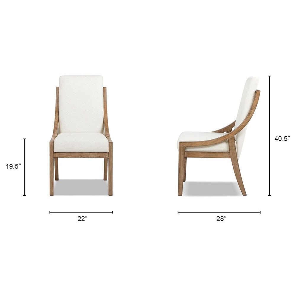 Jennifer Taylor Home Lennox Upholstered Side Chair in Soft Flax Light Beige (Set of 2), , large