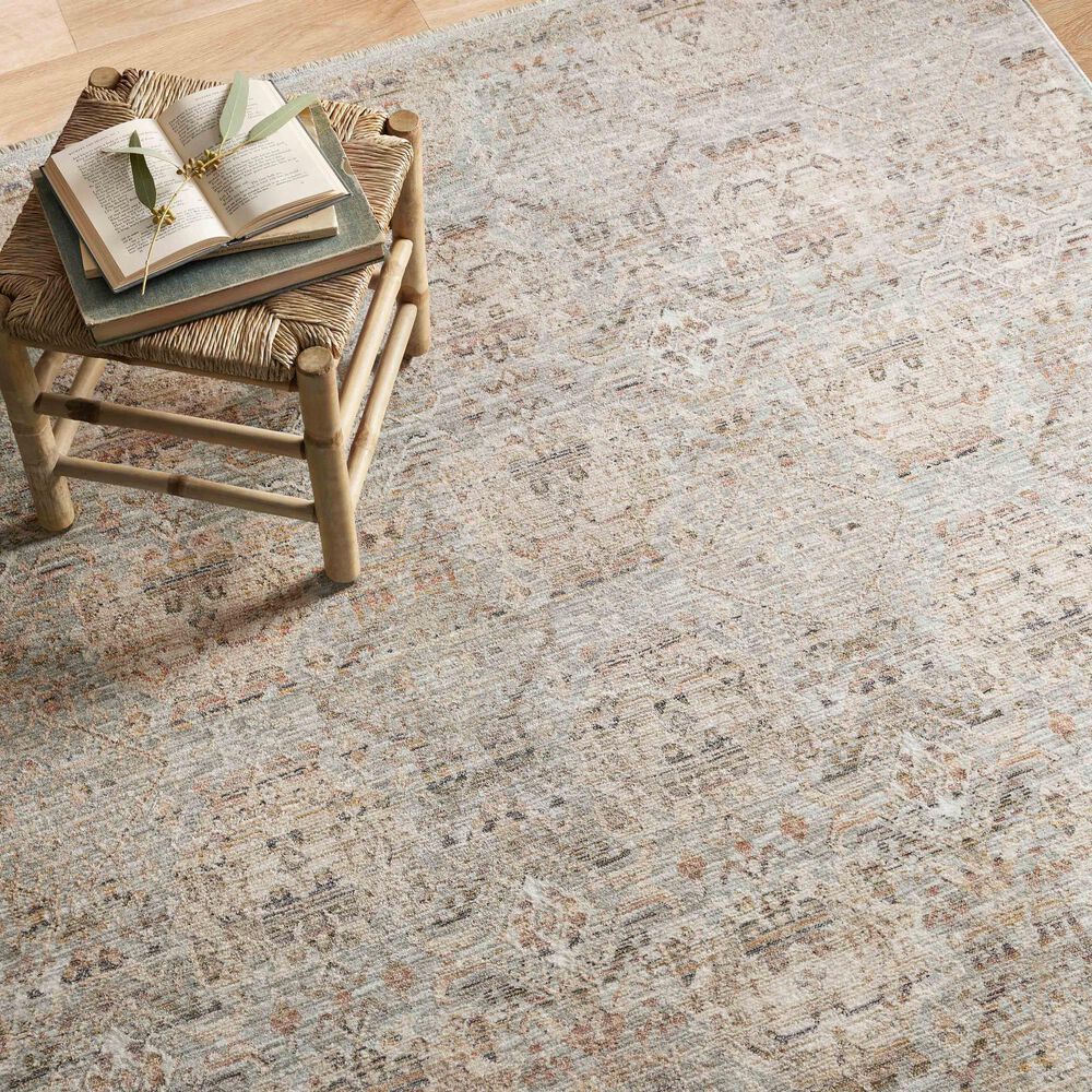 Amber Lewis x Loloi Zuma 11'6" x 15'7" Silver and Multicolor Area Rug NFM