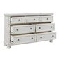 Signature Design by Ashley Robbinsdale 7 Drawer Dresser in Antique White, , large