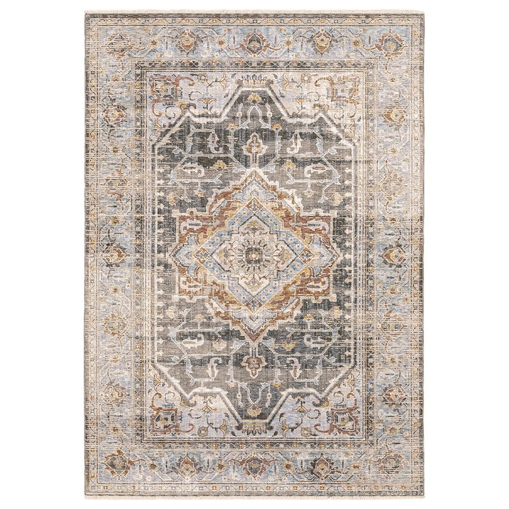 Oriental Weavers Maharaja Sudan 1803X 9"10" x 12"10" Grey Area Rug, , large