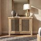 Jennifer Taylor Home Arden 51" 2-Door Accent Storage Cabinet in Heritage Light Natural Brown, , large