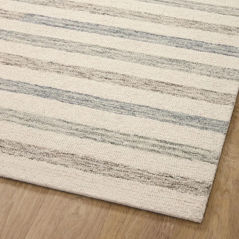 Chris Loves Julia x Loloi Chris 2&#39;6&quot; x 9&#39;9&quot; Ivory and Slate Runner, , large