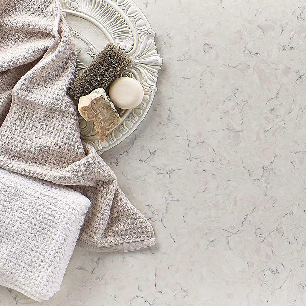 NFM Custom Countertops Carrara Mist 3cm Quartz Countertop, , large