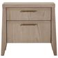 Urban Home Sumire 2-Drawer Nightstand in Ginger, , large