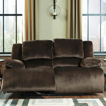 Signature Design by Ashley Clonmel Reclining Power Loveseat in Chocolate, , large