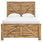 Ashley Maystonna Queen Crossbuck Panel Bed in Brown, , large