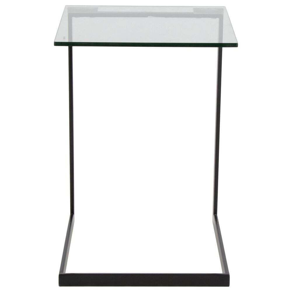 Lumisource Zenn End Table in Black and Clear, , large