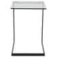 Lumisource Zenn End Table in Black and Clear, , large