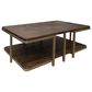 Fallridge Onix Cocktail Table in Cocoa Brown and Gold, , large