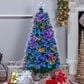 The Gerson Company 4" High Color-Changing Christmas Tree in Multicolor, , large