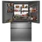 Cafe 27.8 Cu. Ft. Capacity 4-Door French Door Refrigerator in Platinum, , large