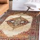 Amer Rugs Allure 8"9" x 11"9" Beige and Red Area Rug, , large