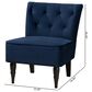 Baxton Studio Harmon Accent Chair in Navy Blue, , large