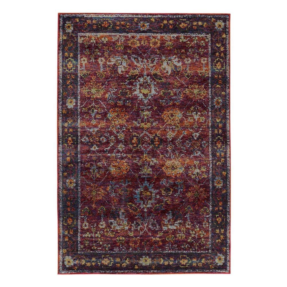 Oriental Weavers Andorra 7153A 7"10" x 10"10" Red Area Rug, , large