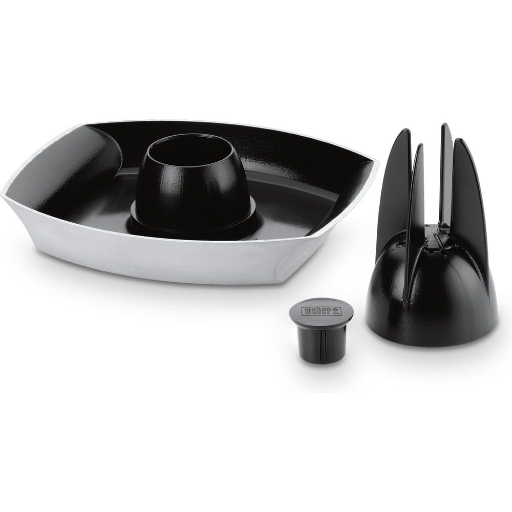 Weber Grills Deluxe Poultry Roaster in Black, , large