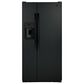 GE Appliances 23 Cu. Ft. Side by Side Refrigerator with Energy Star Certified in Black, , large
