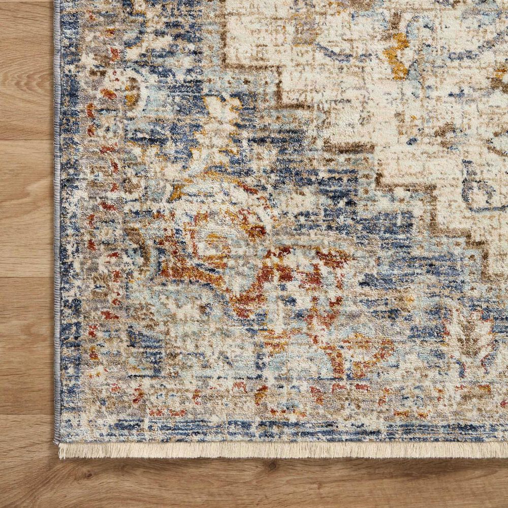 Loloi II Sorrento 2&#39;7&quot; x 8&#39; Ivory and Fiesta Runner, , large