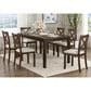 Homelegance Challis 7-Piece Rectangular Dining Set in Dark Cherry, , large