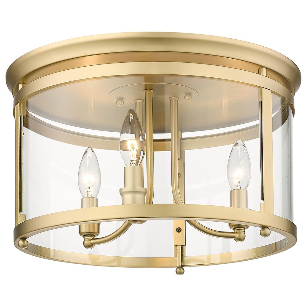 Golden Lighting Payton 3-Light Flush Mount in Brushed Champagne Bronze, , large