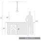 Golden Lighting Nash Small Pendant in Matte Black, , large