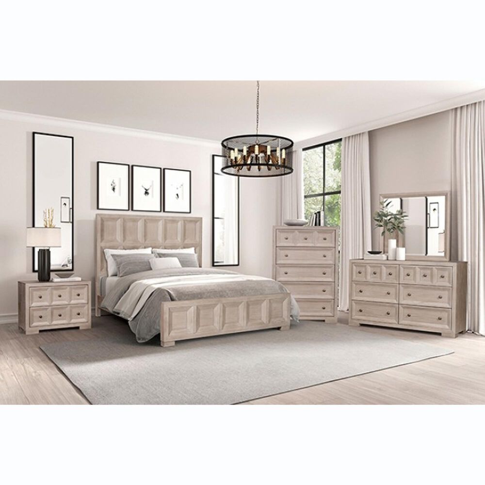Furniture of America Hatton Cross 6 Drawer Dresser in Tawny, , large